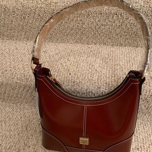 Dooney & Bourke Hard Leather Hobo Bag